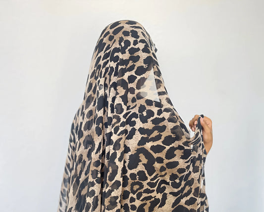 Leopard Hijabs - Fierce Style in Two Stunning Colors