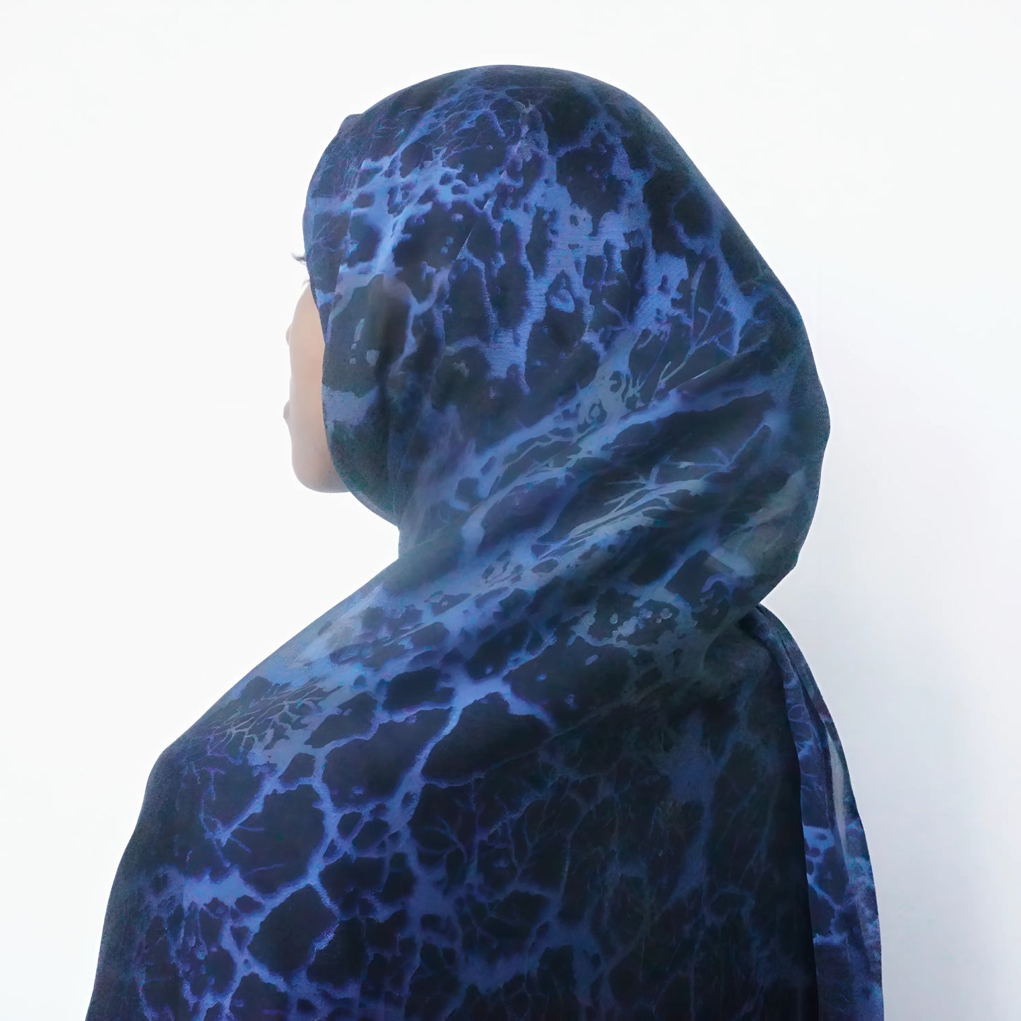 Crimson Lightning Hijab – Stormy Nights Collection