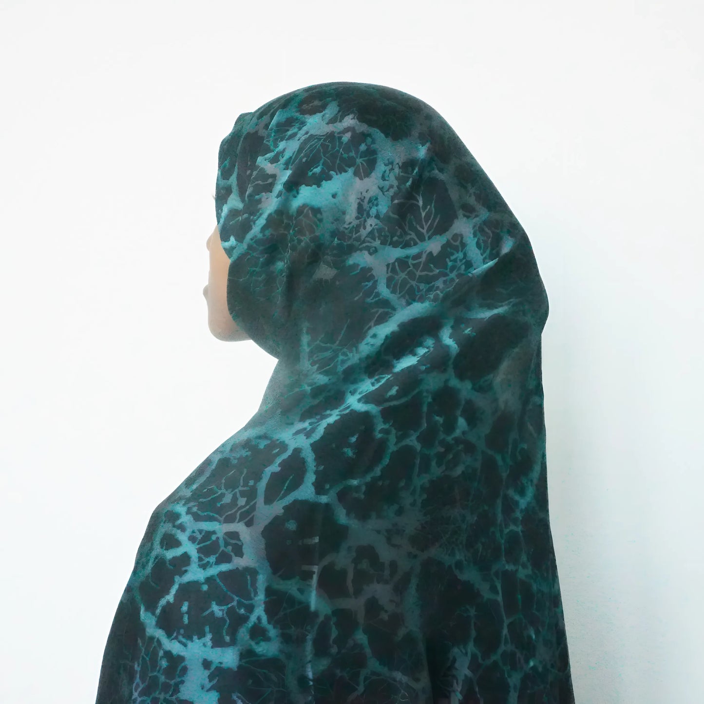 Crimson Lightning Hijab – Stormy Nights Collection